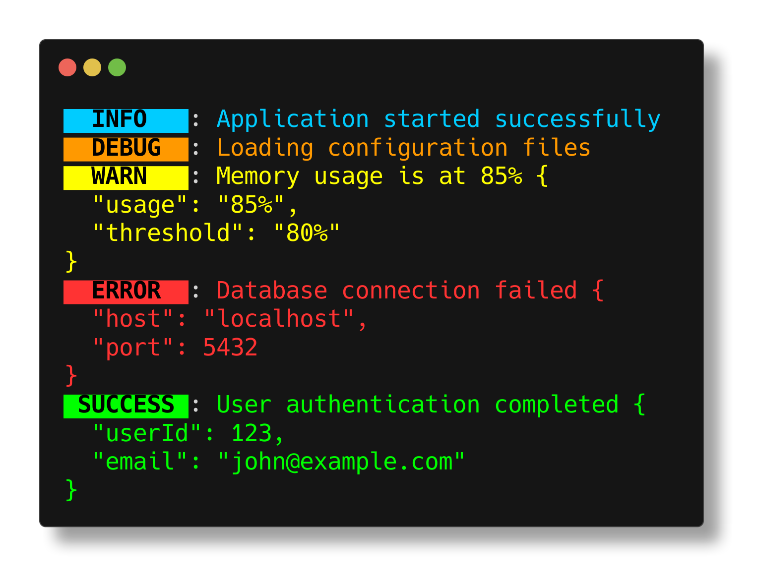 Custom configuration screenshot